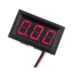 Vôn kế 2 dây xe điện DC 5 - 120 VDC -0.56 inch