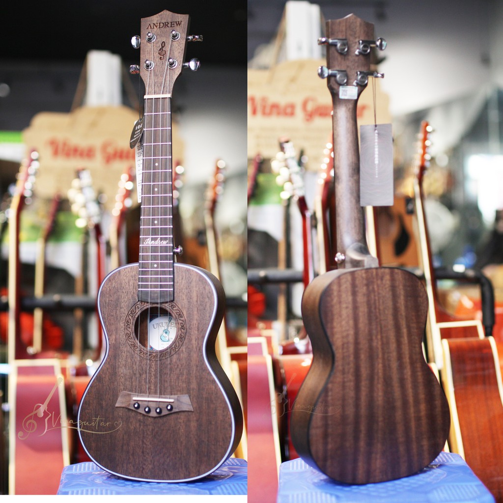 Đàn Ukulele Concert Andrew A807 Full Gỗ Mahogany