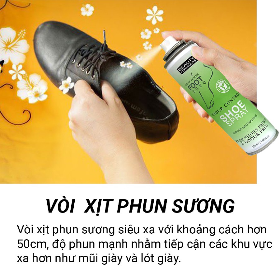 Xịt Khử Mùi Giày Beauty Formulas 150ml - HÀNG CHÍNH HẪNG, nhập khẩu từ Anh  Quốc - Mỹ Phẩm amp;amp; Sản phẩm chăm sóc khác | LaRochePosayShop.com