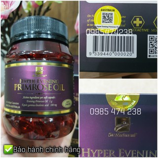 Viên uống đẹp da cân bằng nội tiết tố giúp làm sáng da mờ nám tàn nhang Hyper Evening Primrose Oil nhập khẩu Úc