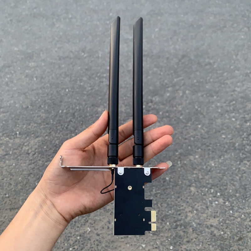 Card wifi bluetooh cho máy tính PC , card wifi 2.4ghz 5ghz bluetooth 4.2 cho máy tính bàn PC