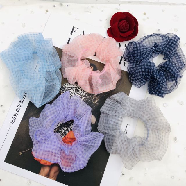 Combo 5 cột tóc vải Scrunchie