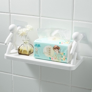 Kệ hình Nhân decor nhà tắm, kệ nhựa HÌNH NGƯỜI CAO CẤP nhà bếp dán tường siêu dính chịu lực đa năng