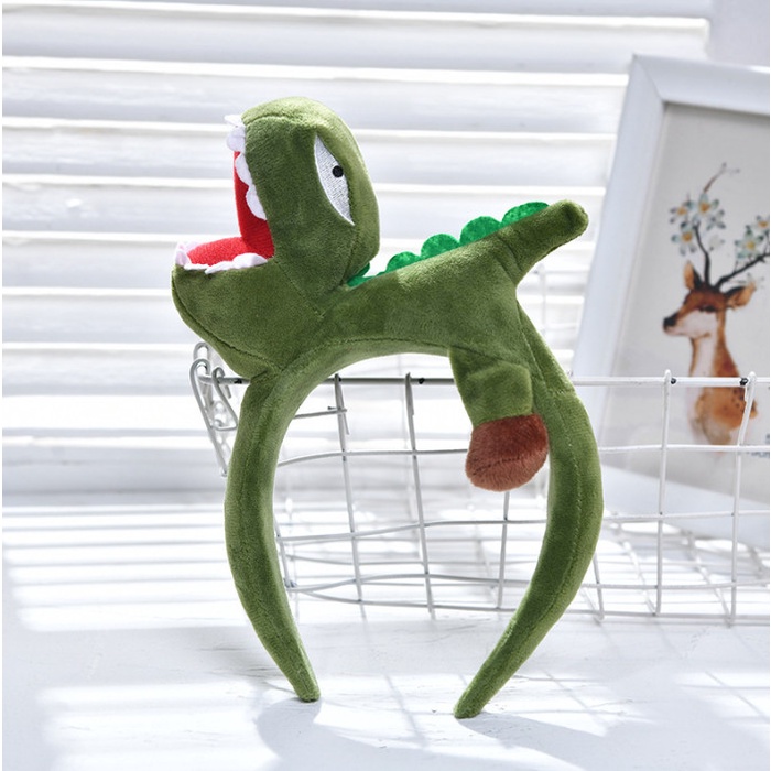 CÀI TÓC KHỦNG LONG XANH