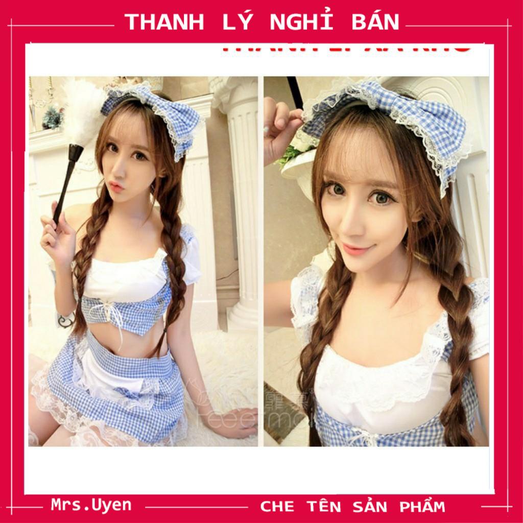 Bộ Đồ Ngủ Cosplay Sexy Nàng Lọ Lem Chăm Chỉ, Váy Ngủ Cosplay Hầu Gái Đủ Phụ Kiện Mã HGX | BigBuy360 - bigbuy360.vn