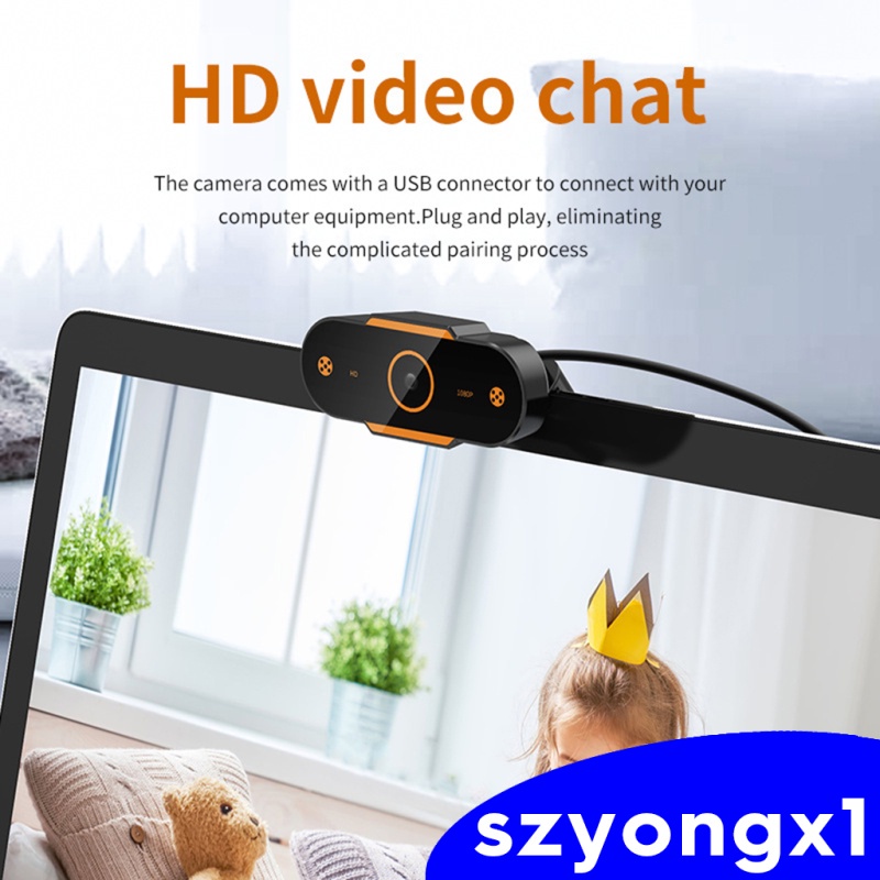 Webcam HD tích hợp micro tự động lấy nét tiện dụng cho PC