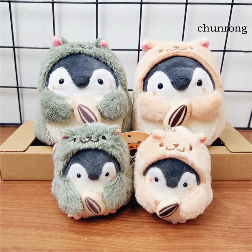 Móc Khóa Hình Chim Cánh Cụt Nhồi Bông CR-8/12cm