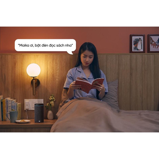 Loa Maika - Loa Thông Minh Bluetooth Olli Maika - Loa Trợ Lý Ảo Thuần Việt , Hỗ Trợ Thiết Bị Nhà Thông Minh-BH 3 Năm