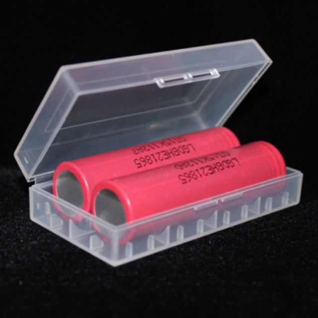 Hộp đựng và bảo quản 2 cell pin 18650 tiện dụng khi mang theo