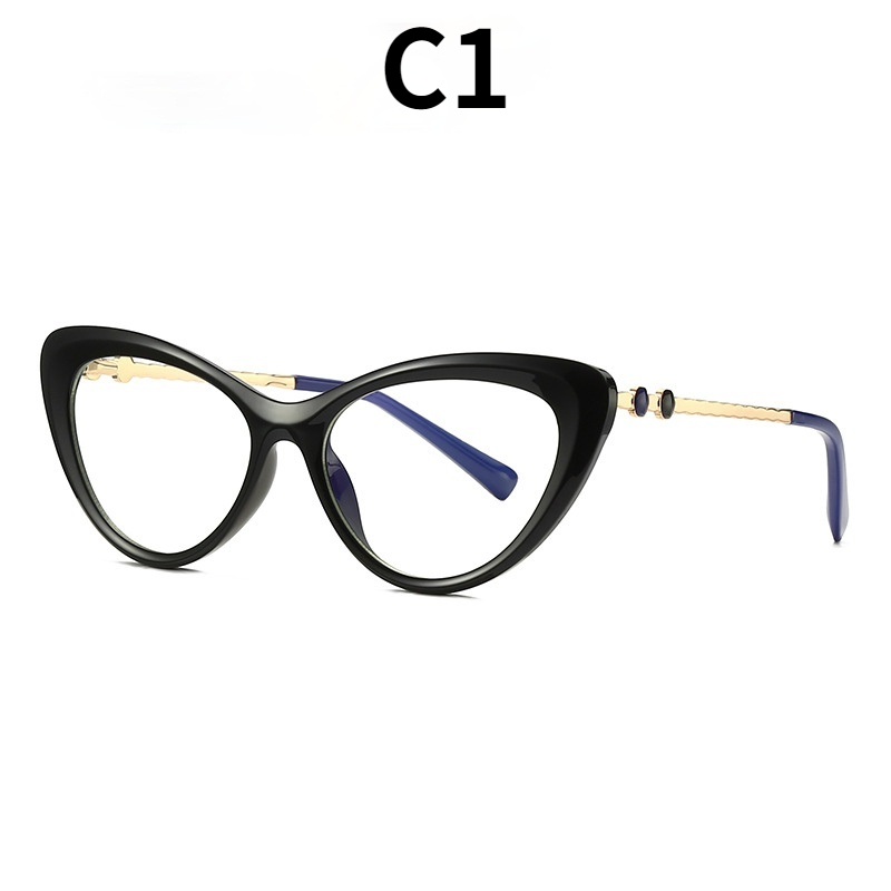 Mắt Kính Gọng Kim Loại Tr90 Thời Trang Cao Cấp Cho Nữ