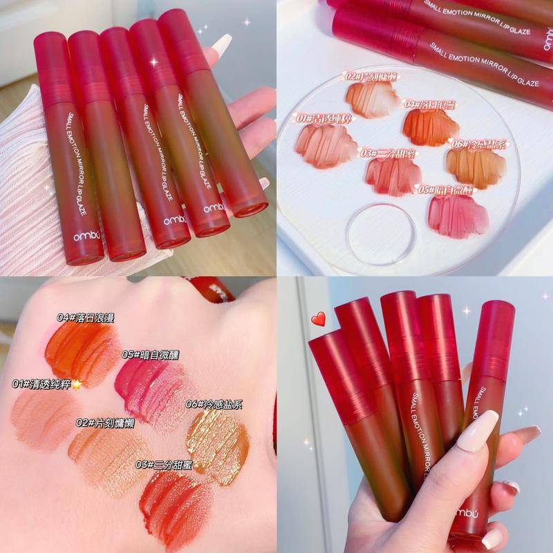 Ombu® Son Môi Dưỡng Ẩm Mềm Mịn Lâu Trôi Chống Thấm Nước