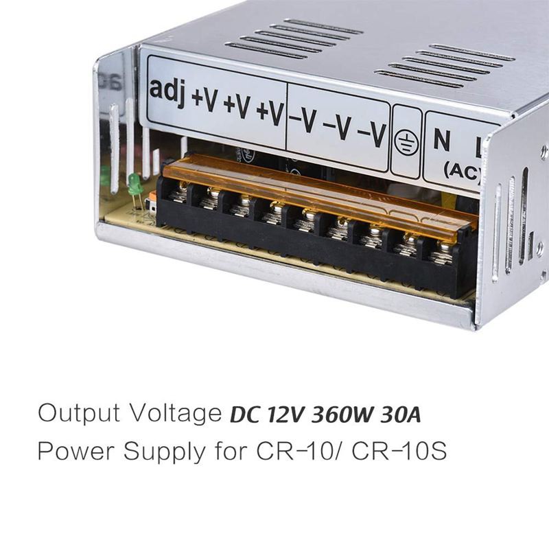 Nguồn Điện Dc 12v 360w 30a Cho Máy In 3d Cr-10 Cr-10S