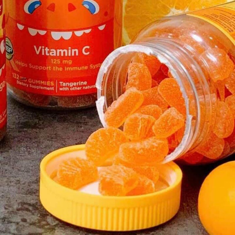Kẹo dẻo Nature Made Gummies C 180 viên của Mỹ dành cho bé