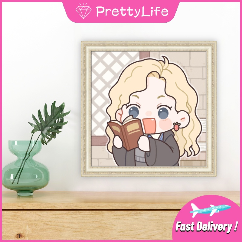 Bộ Tranh Đính Đá 5D Tự Làm 30x30cm/40x40cm/50x50cm Họa Tiết Harry Potter Độc Đáo Trang Trí Nhà Cửa