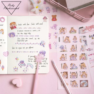 Set 3 Tấm Sticker Giấy Theo Chủ Đề- STK15.1