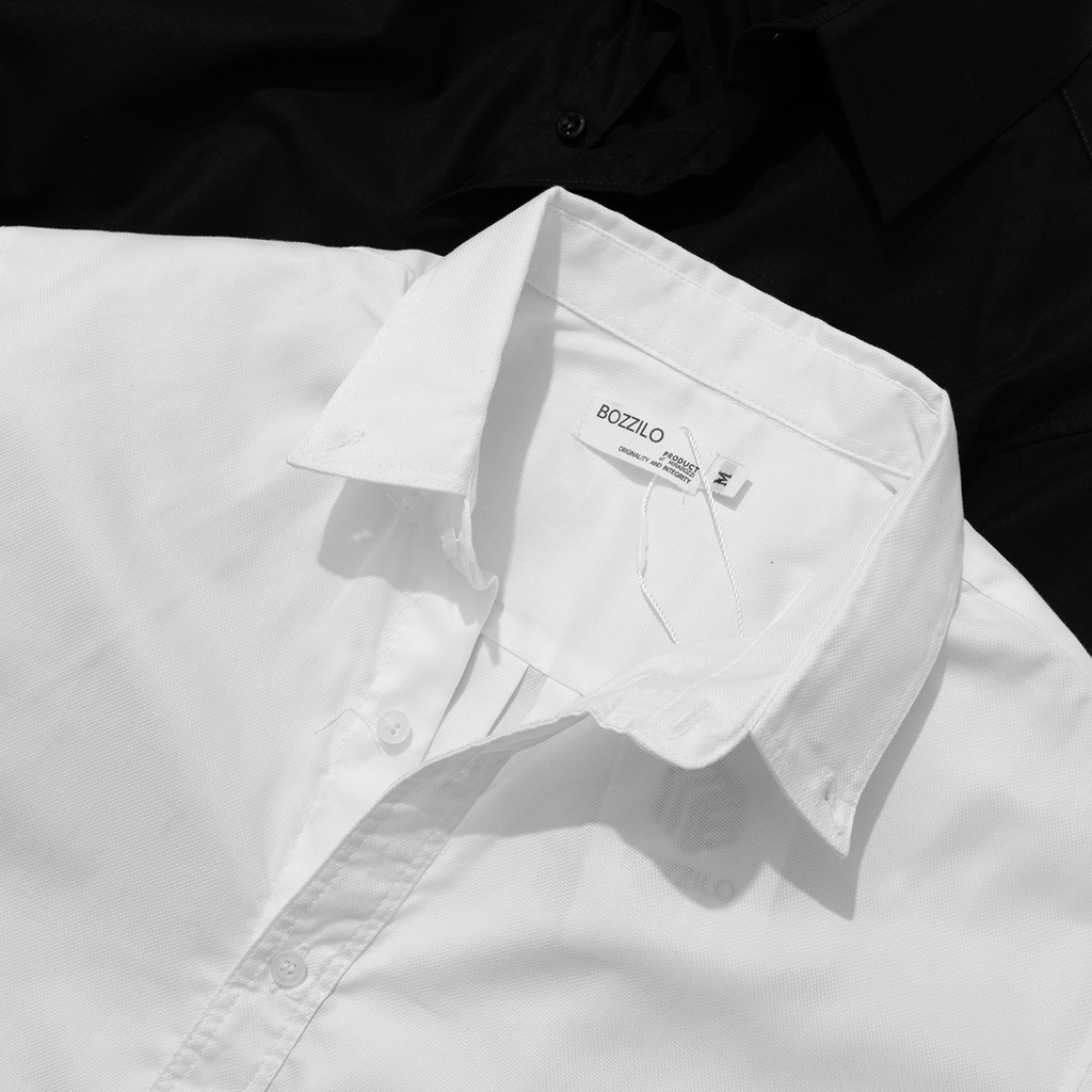 Áo Sơ Mi Nam Trơn Tay Dài MIRABOZZI COTTON Thoáng Mát, Thấm Hút,Thích Hợp Công Sở, Đi Học, Đi Chơi BSHB005