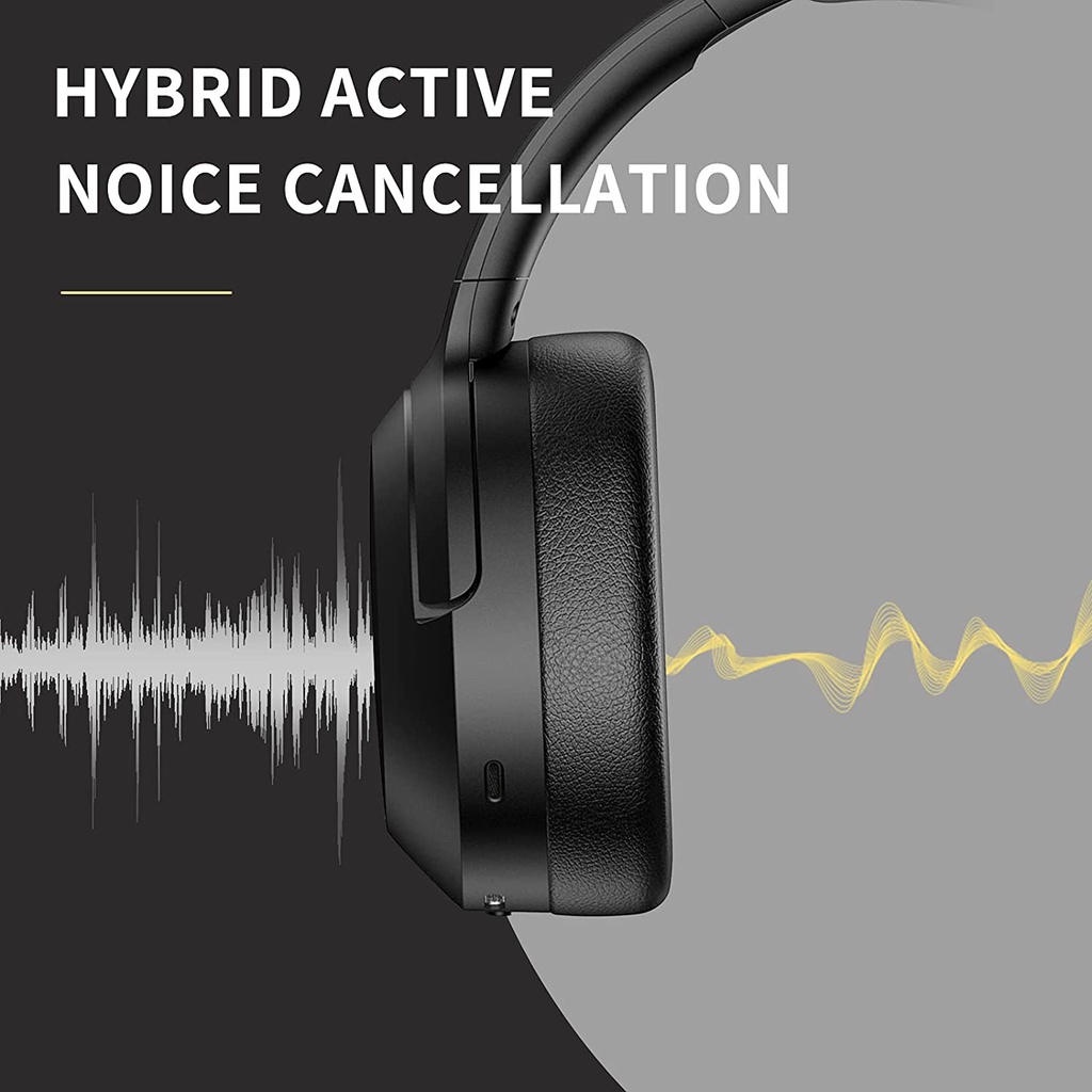 Tai nghe chụp tai Bluetooth 5.0 EDIFIER W820NB HI-RES chống ồn chủ động ANC Thời lượng pin đến 49 giờ Game mode