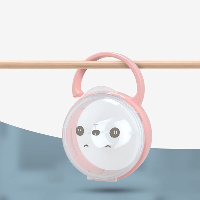 Hộp Đựng Ti Giả Gấu, Núm Ti Nhỏ Gọn, Dễ Dàng Mang Theo