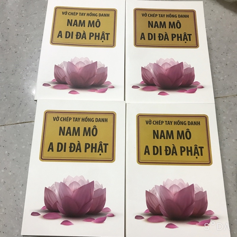 Vở Chép Hồng Danh Nam Mô A Di Đà Phật