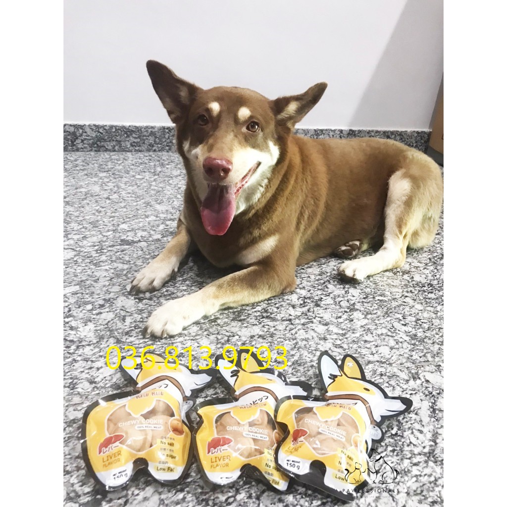 [Bánh Mông Corgi ]Maru Maru Dog Snack hương vị gan EXTRA MARU MARU 180G