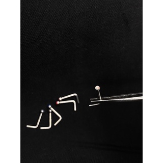 Khuyên mũi đá opal chân L [AnBodyPiercing]