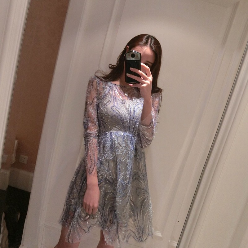 Đầm xoè sequin lấp lánh đi tiệc sang chảnh (SẴN)