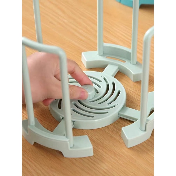 Giá úp bát tô có thể xoay và tháo rời thoát nước nhanh bền dễ sử dụng dành cho nhà bếp