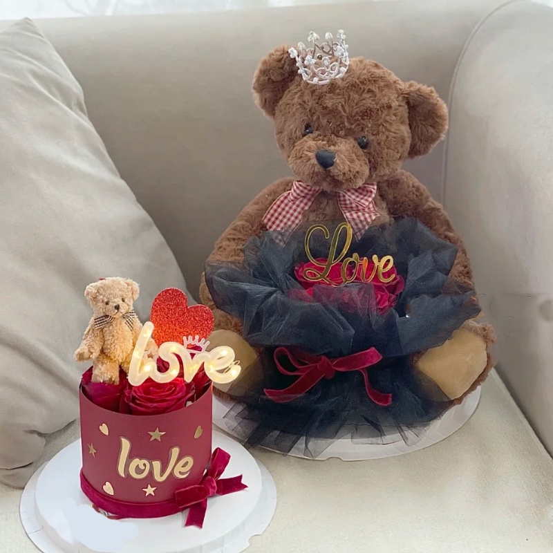 Phụ Kiện Trang Trí Bánh Kem Có Đèn LED Lãng Mạn