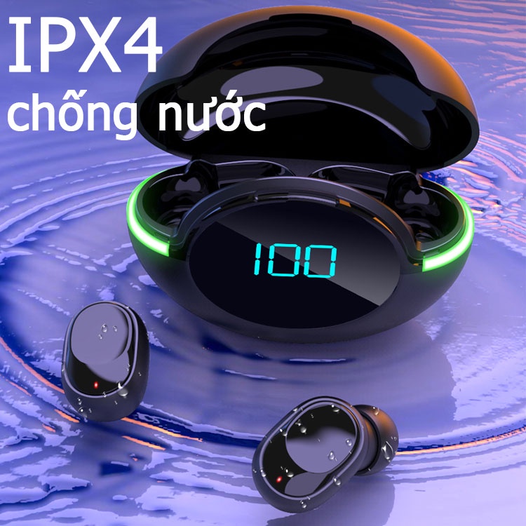 Tai nghe bluetooth 5.1 chống nước IPX5 Bản Quốc Tế，Cảm Ứng，Chống Nước，chống ồn tích hợp sạc dự