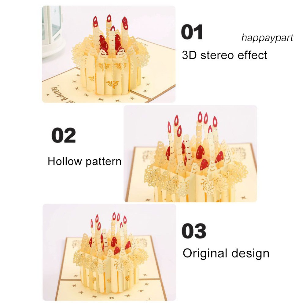 Thiệp Chúc Mừng Sinh Nhật 3d Handmade