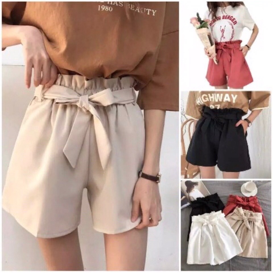 QUẦN SHORT KATE CỘT NƠ