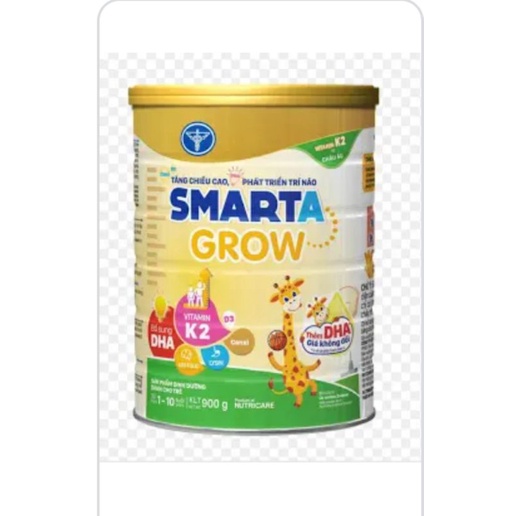 Sữa bột smarta grow 900g date 2025
