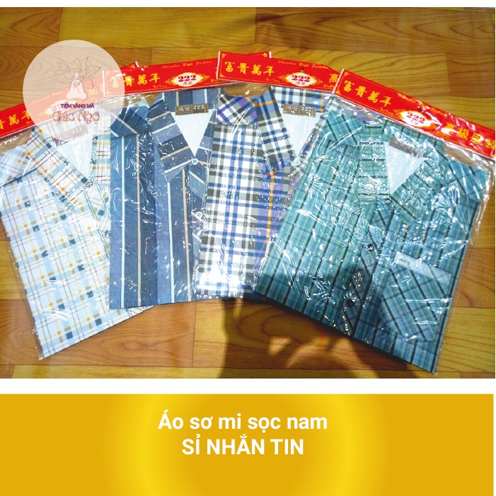 ÁO NAM CÁC LOẠI HÀNG ĐẸP TỐT LOẠI 2 VÀNG MÃ - Đồ Cúng Giá Rẻ Sỉ Lẻ