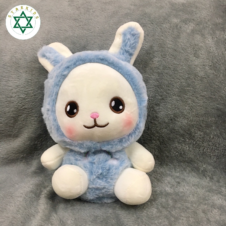 Thỏ Bông Lông Xù - Thú Bông Cao Cấp 5 Màu