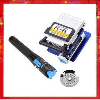 Bộ Sản Phẩm Thiết Bị Quang Bao Gồm: Dao Cắt Quang FC-6S + Bút Soi Quang 1-5KM Tặng Sản Phẩm Lưỡi Dao Cắt Quang Thay Thế
