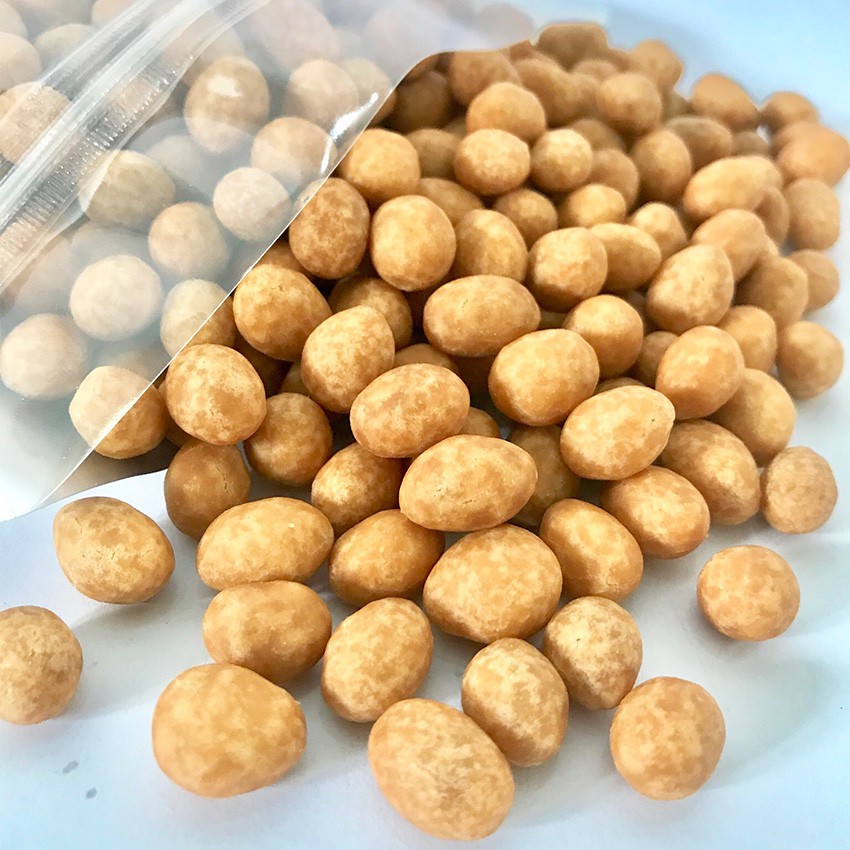 Combo 1Kg: 500gram Đậu Phộng Nước Cốt Dừa - 500gram Đậu Hà Lan Giòn, Xốp, Thơm Ngon thương hiệu RỒNG CON