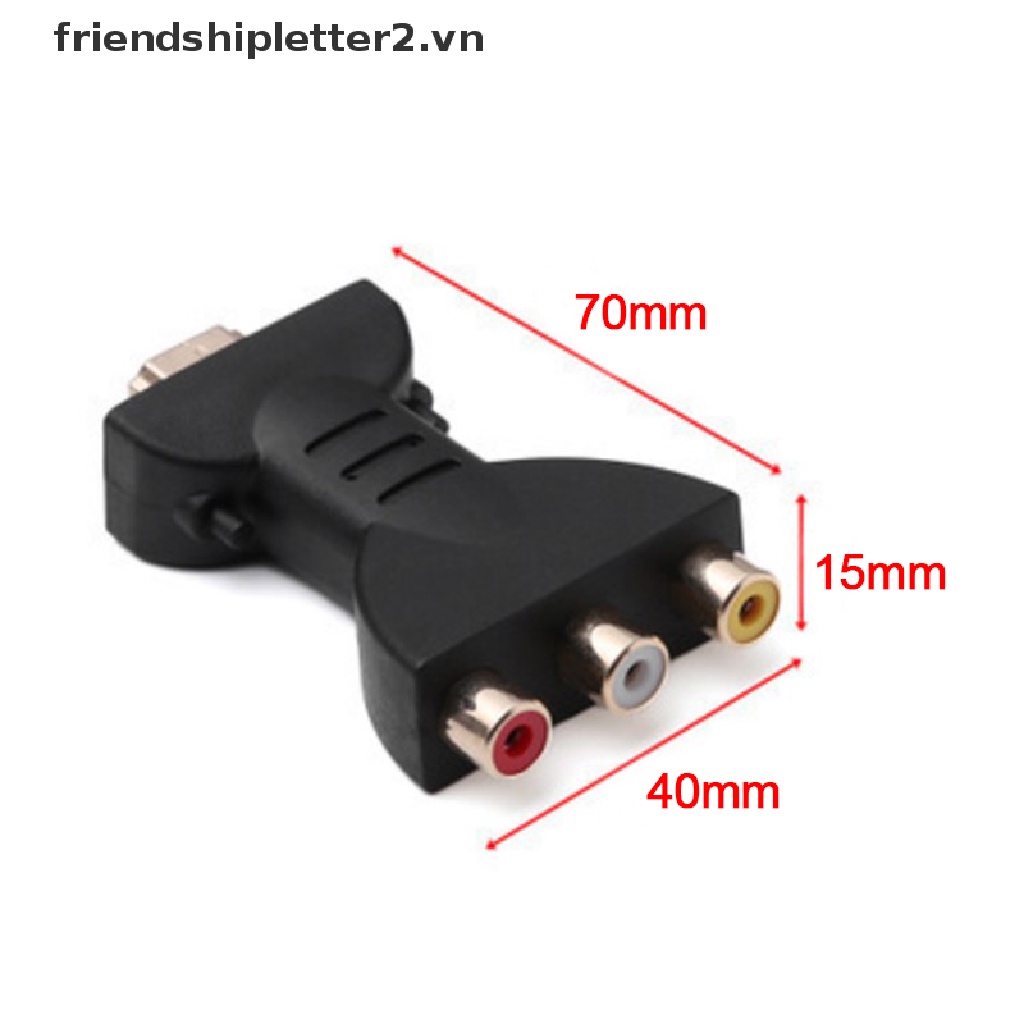 Đầu Chuyển Đổi Hdmi Sang 3 RCA AV Nhỏ Gọn Tiện Dụng