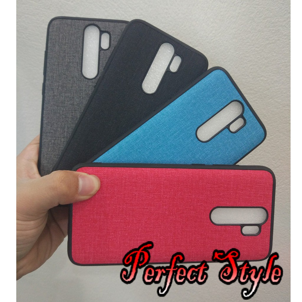 Ốp lưng Xiaomi redmi note 8 Pro họa tiết vải Jean cao cấp
