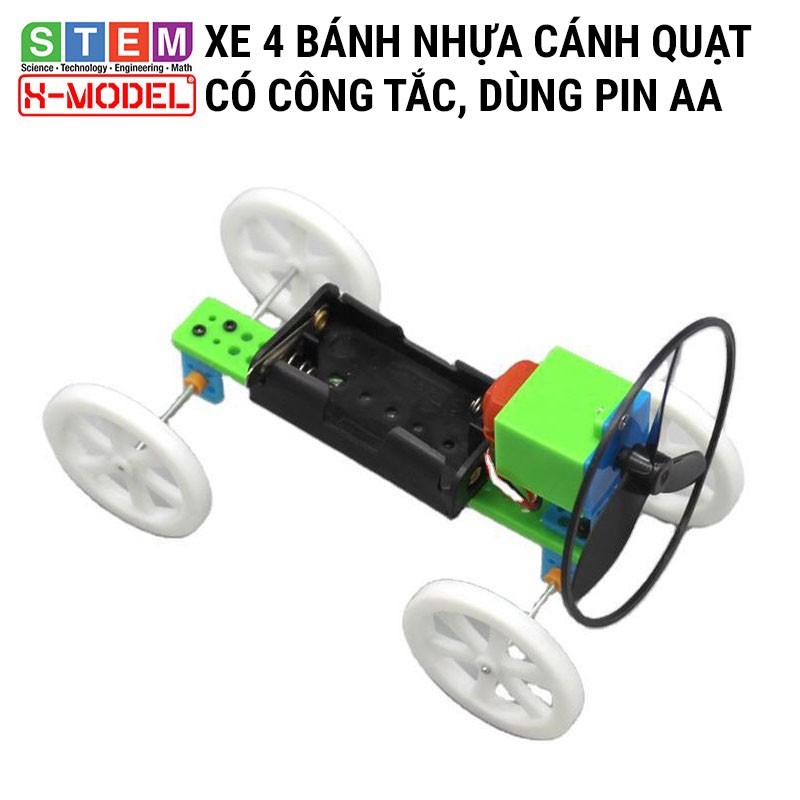 Đồ chơi sáng tạo STEM tự làm Xe ô tô đồ chơi nhựa mô tơ cánh quạt X-MODEL ST36 Đồ chơi tự làm DIY| Giáo dục STEM, STEAM