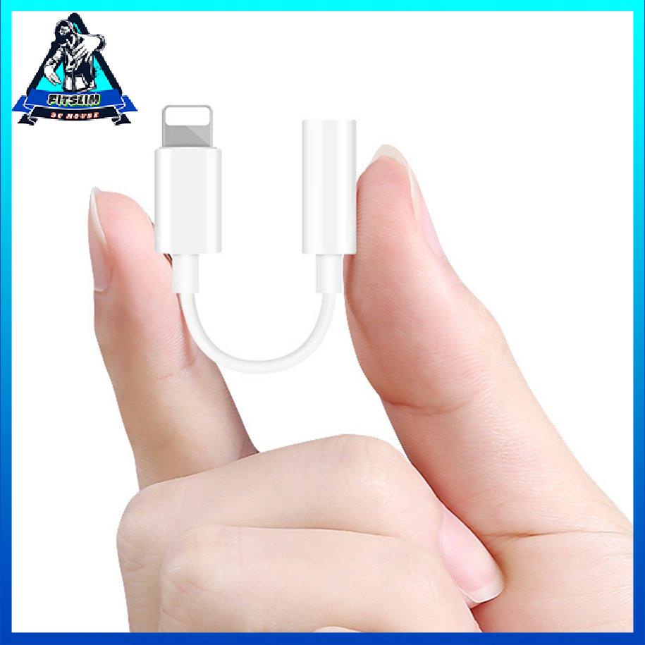 Bộ chuyển đổi cáp âm thanh giắc cắm 3,5 mm cho Bộ chia tai nghe iPhone X XS Max 8 7 Plus