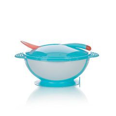 Bát Ăn Dặm Chống Đổ Đế Hút Chân Không Upass Kèm Thìa Cảm Ứng Nhiệt