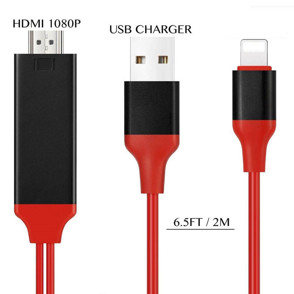 Bộ chuyển đổi điện thoại sang TV HDMI 2M Cáp chuyển đổi cắm và chạy cho iPad Pro Air Mini iPhone