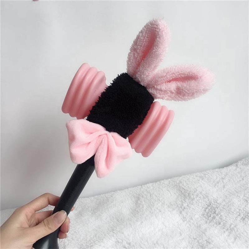 HOT Băng Đô Cài Tóc Phủ Lông Hình Nhóm Nhạc Kpop Blackpink Dễ Thương