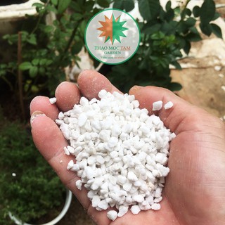 Đá Perlite giá thể trồng cây tơi xốp (túi 300gram rất nhiều) - Đá trân châu trồng hoa, dâu tây, sen đá, cây kiểng
