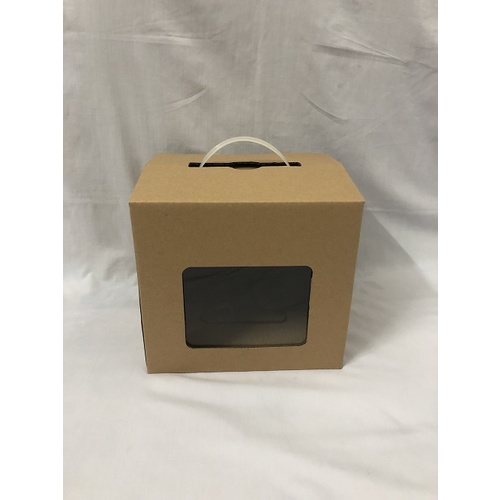 Hộp giấy để trái cây/đồ nặng có quai xách có 2 kích thước/cái