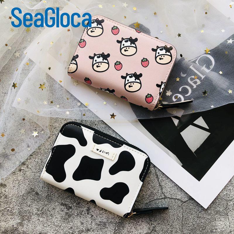 Ví đựng thẻ SEAGLOCA thiết kế nhiều ngăn họa tiết xinh xắn