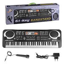 [𝑲𝑬̀𝑴 𝑴𝑰𝑪𝑹𝑶 ] Đàn Piano Electronic Keyboard 61 Phím Cho Bé ️ 𝒏𝒉𝒖̛̣𝒂 𝑨𝑩𝑺 𝒂𝒏 𝒕𝒐𝒂̀𝒏 𝒗𝒐̛́𝒊 𝒃𝒆́️ sử dụng pin rất an toàn