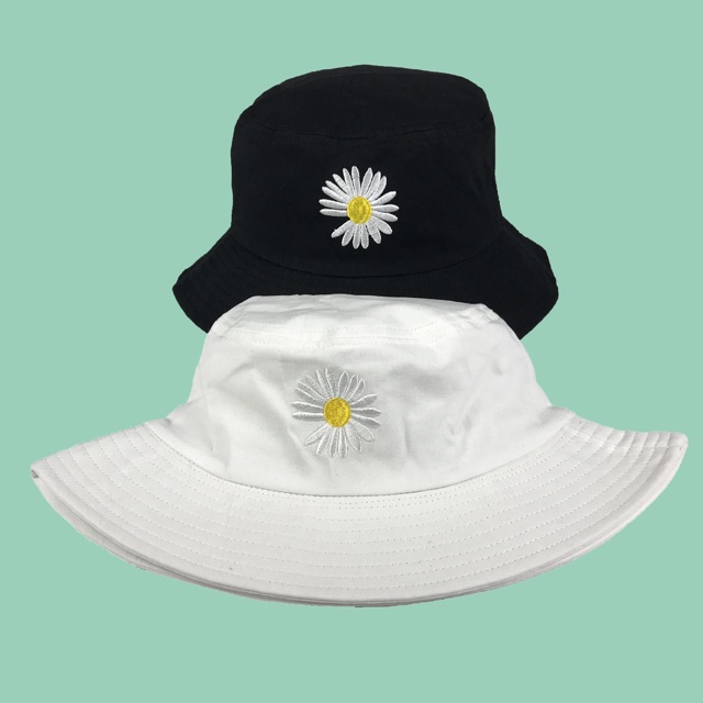[Hàng sẵn] Mũ bucket hoa cúc GD siêu xinh