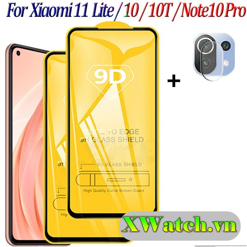 Cường Lực Full Màn Full Keo Xiaomi Mi 11 lite  Poco X3 NFC Poco X3 pro Note 10 Note 10 pro Note 11 pro plus