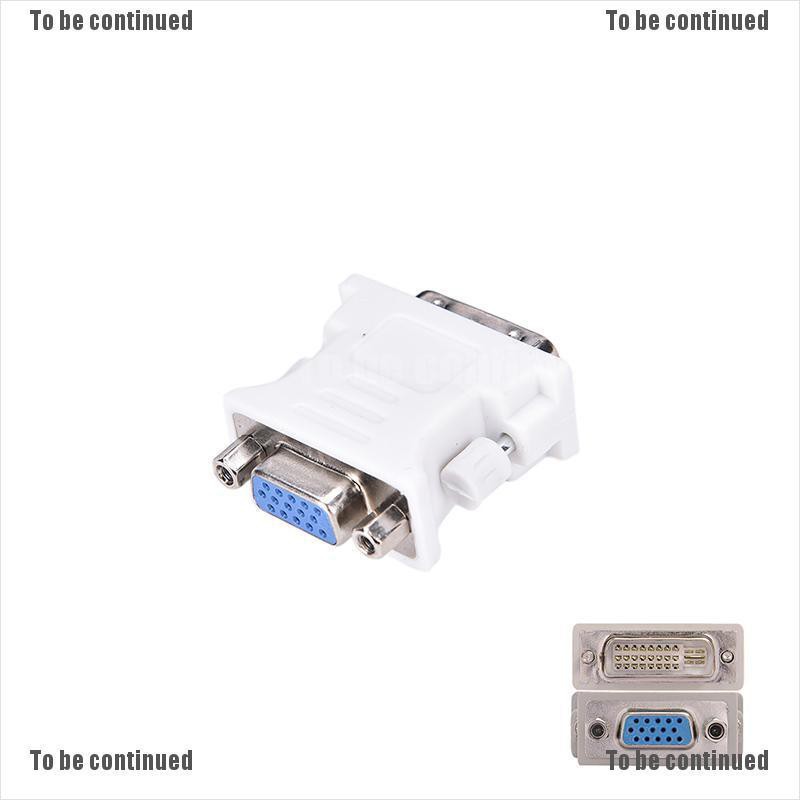 Đầu Chuyển Đổi VGA 15-Pin Sang 24 + 1-Pin Dvi-D Cho Máy Tính